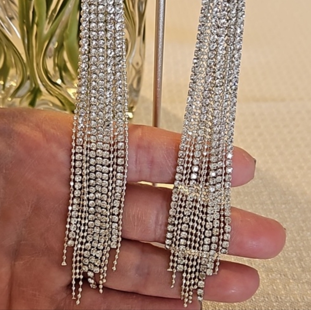 Crystal Rhinestone Earrings